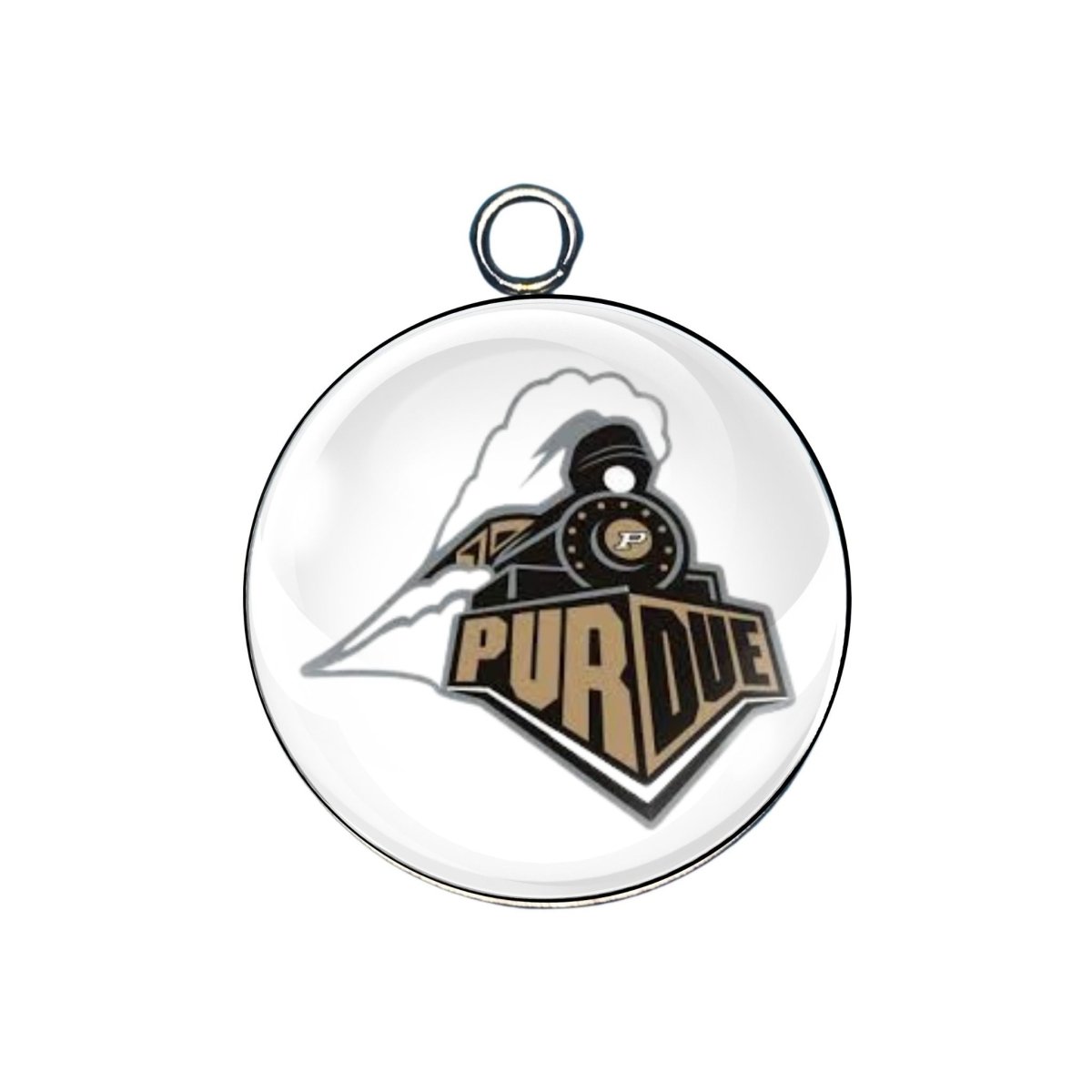 Purdue Boilermakers Glass Cabochon Charms