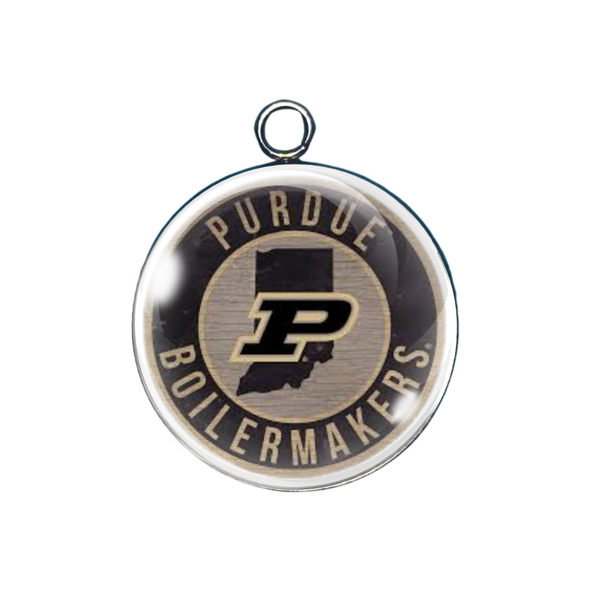 Purdue Boilermakers Glass Cabochon Charms