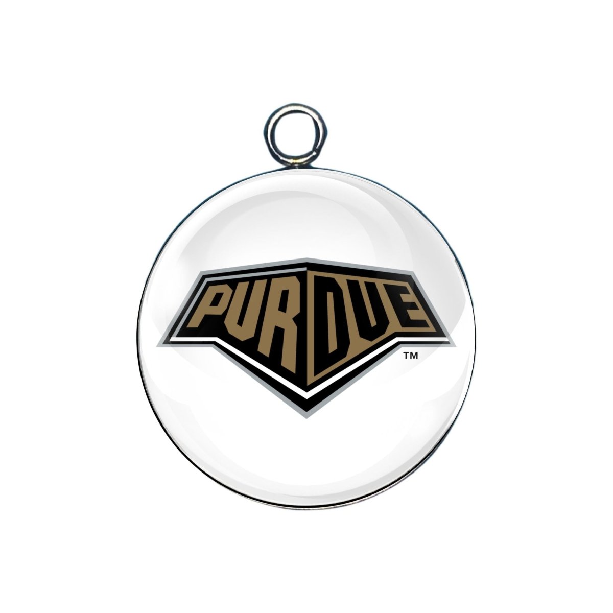 Purdue Boilermakers Glass Cabochon Charms