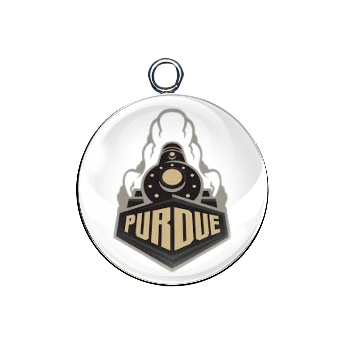 Purdue Boilermakers Glass Cabochon Charms