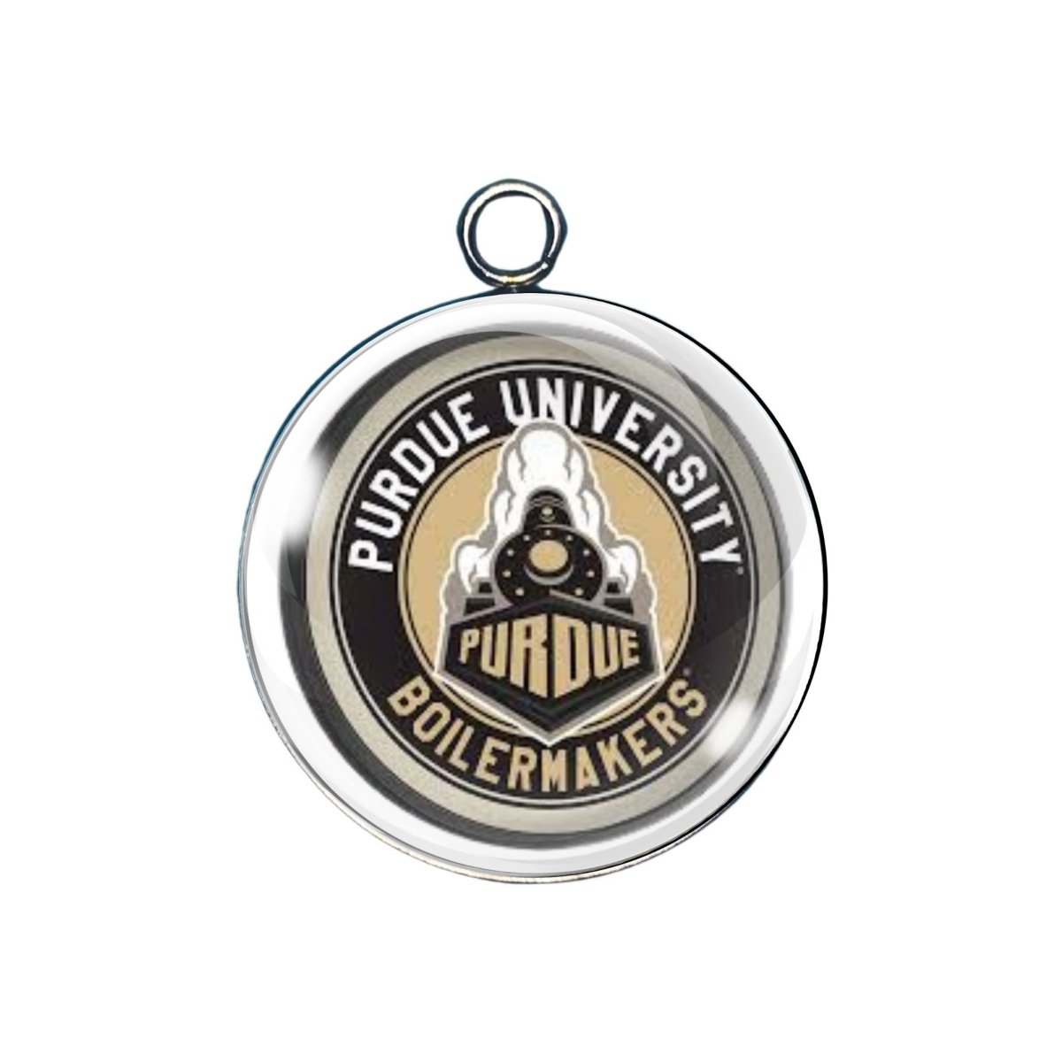 Purdue Boilermakers Glass Cabochon Charms