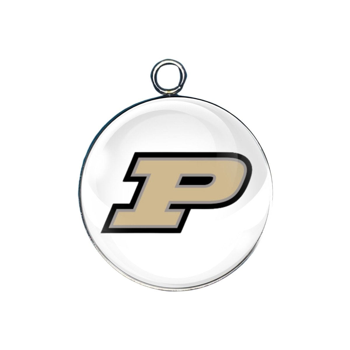 Purdue Boilermakers Glass Cabochon Charms