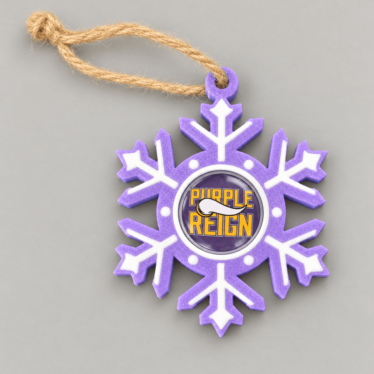 Purple Reign Snowflake Ornament