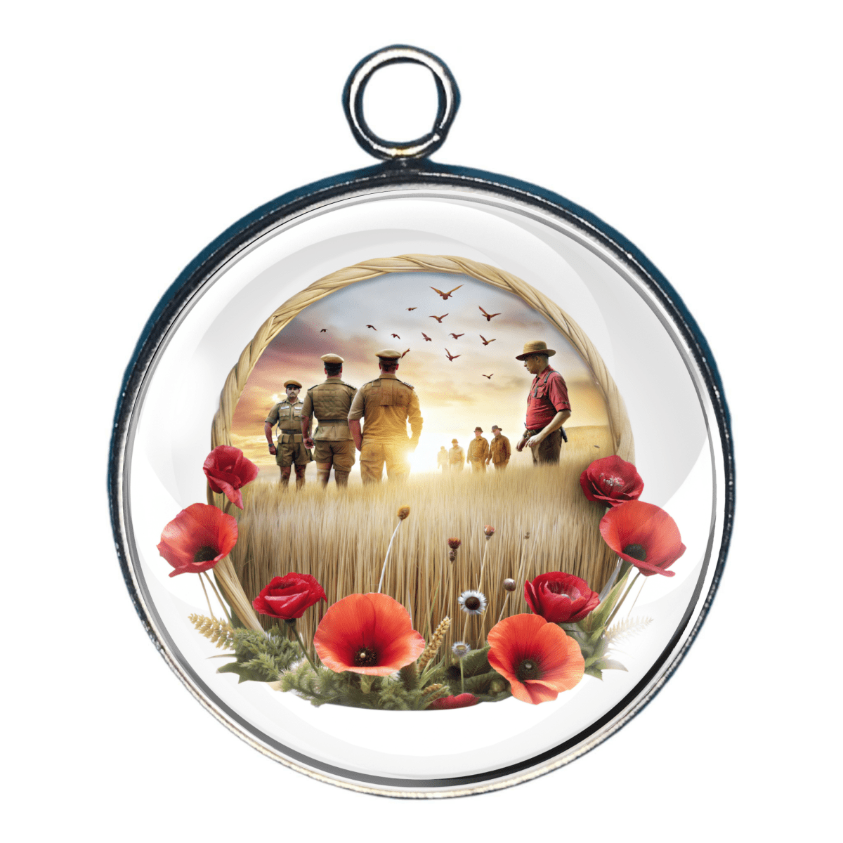 Remembrance Poppy Charms – Military Tribute, Veterans, & Memorial Keepsakes