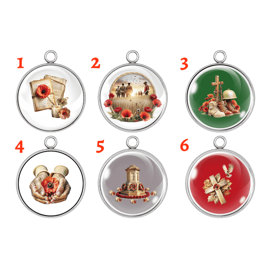 Remembrance Poppy Charms – Military Tribute, Veterans, & Memorial Keepsakes
