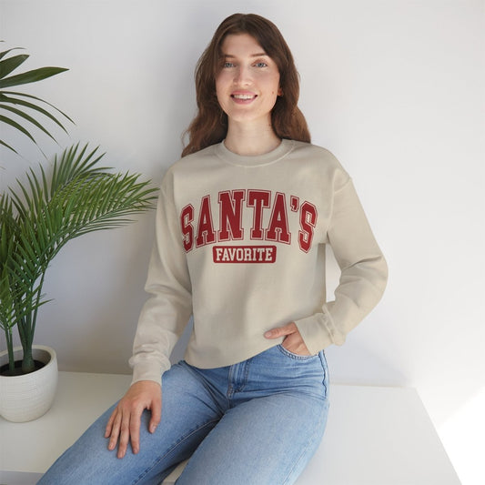 Santa's Favorite Crewneck Sweatshirt