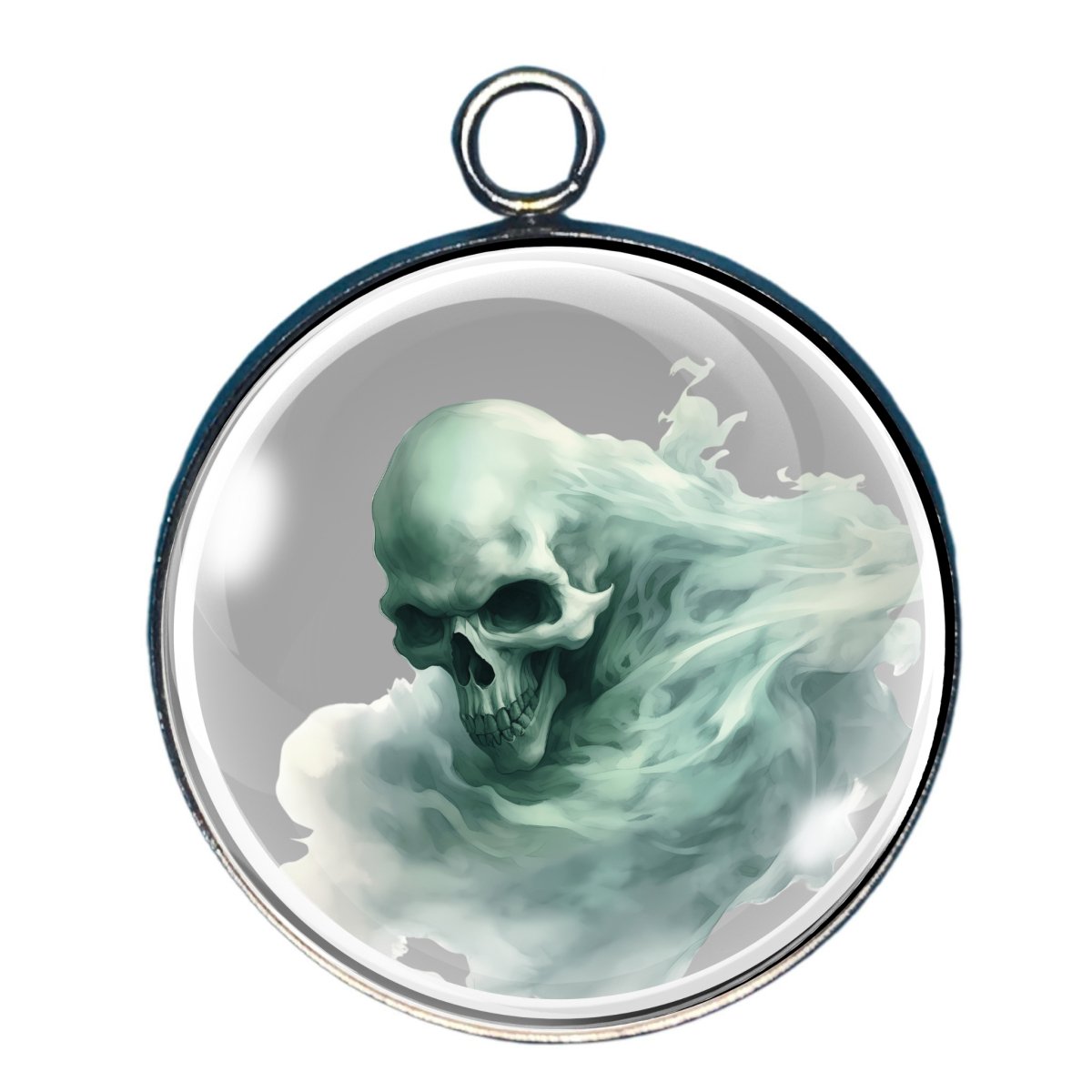 Charm featuring a scary ghost 