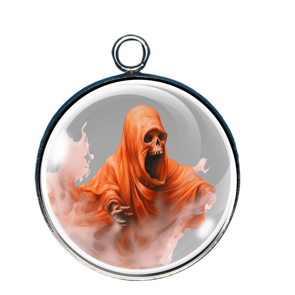 Charm featuring a scary ghost 