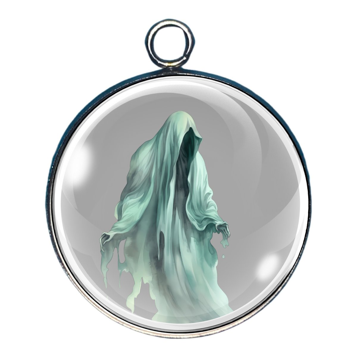 Charm featuring a scary ghost 