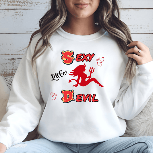 Sexy Little Devil Crewneck Sweatshirt