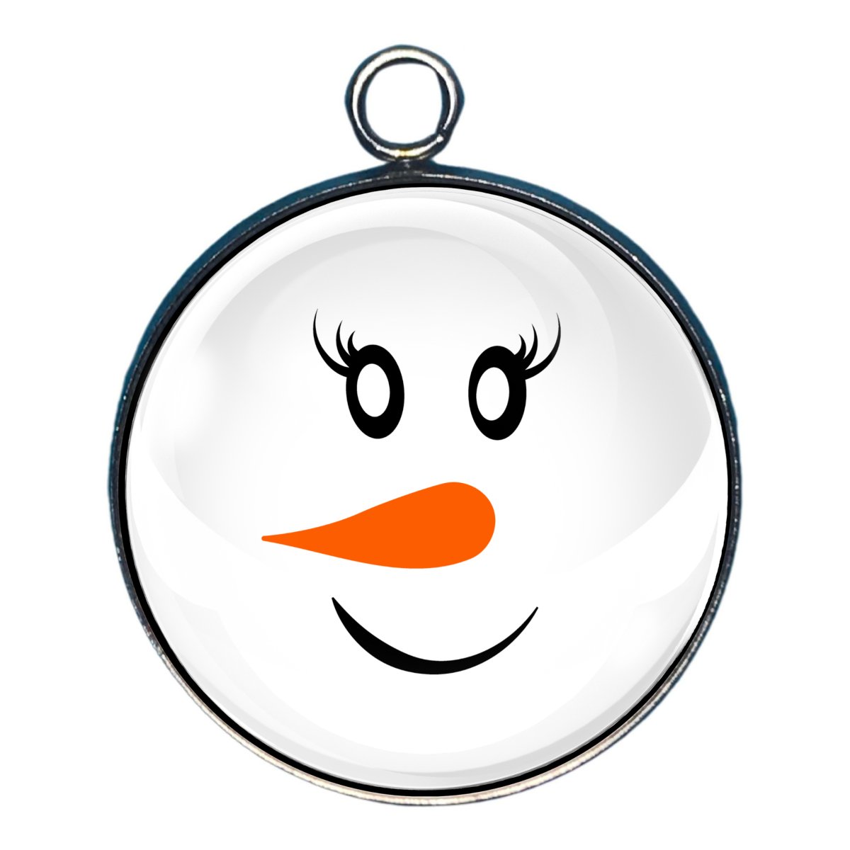 Charm of a snowman face