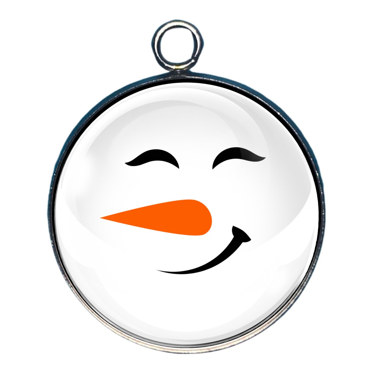 Charm of a snowman face