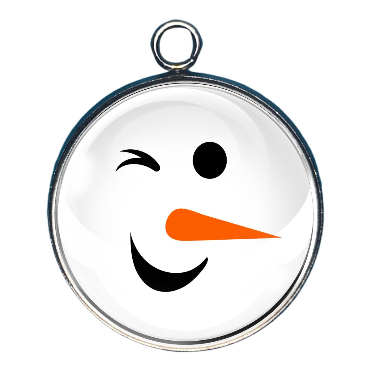 Charm of a snowman face