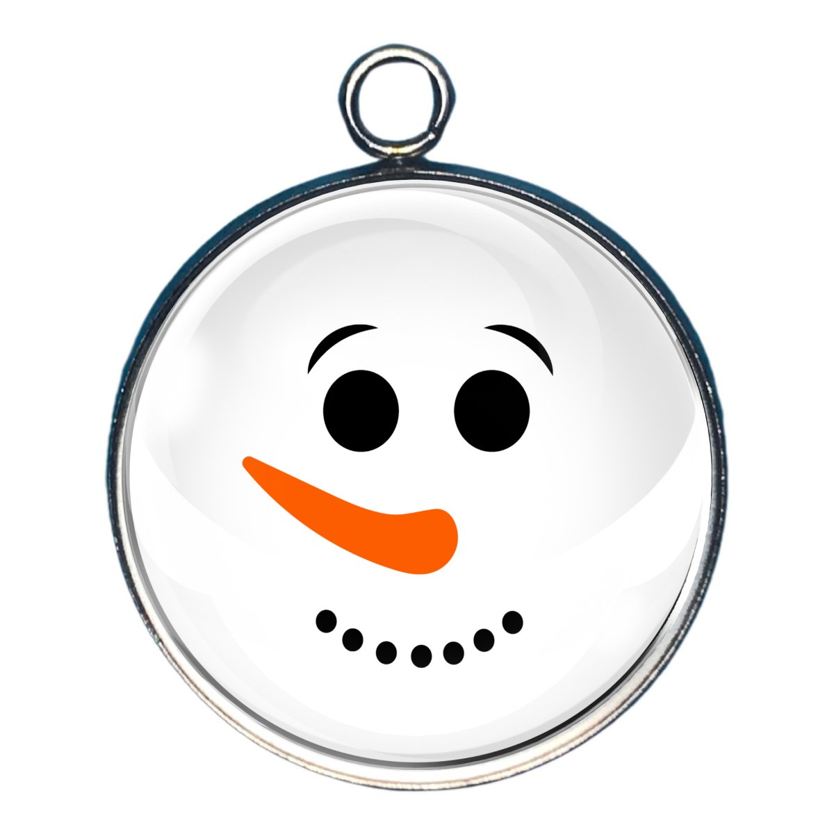 Charm of a snowman face