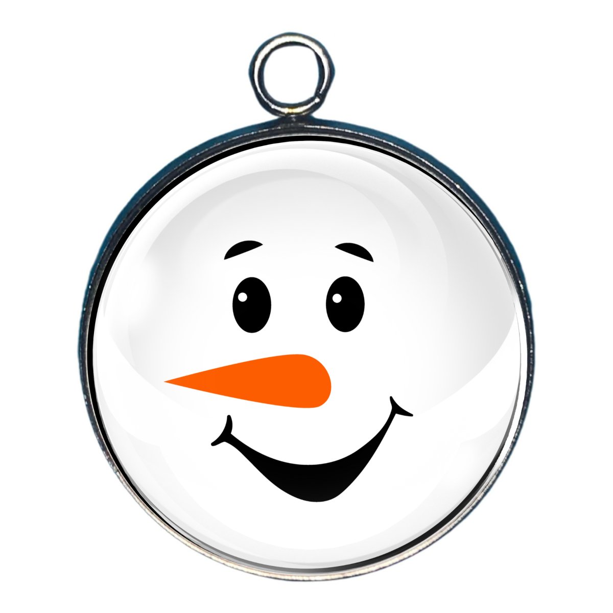 Charm of a snowman face