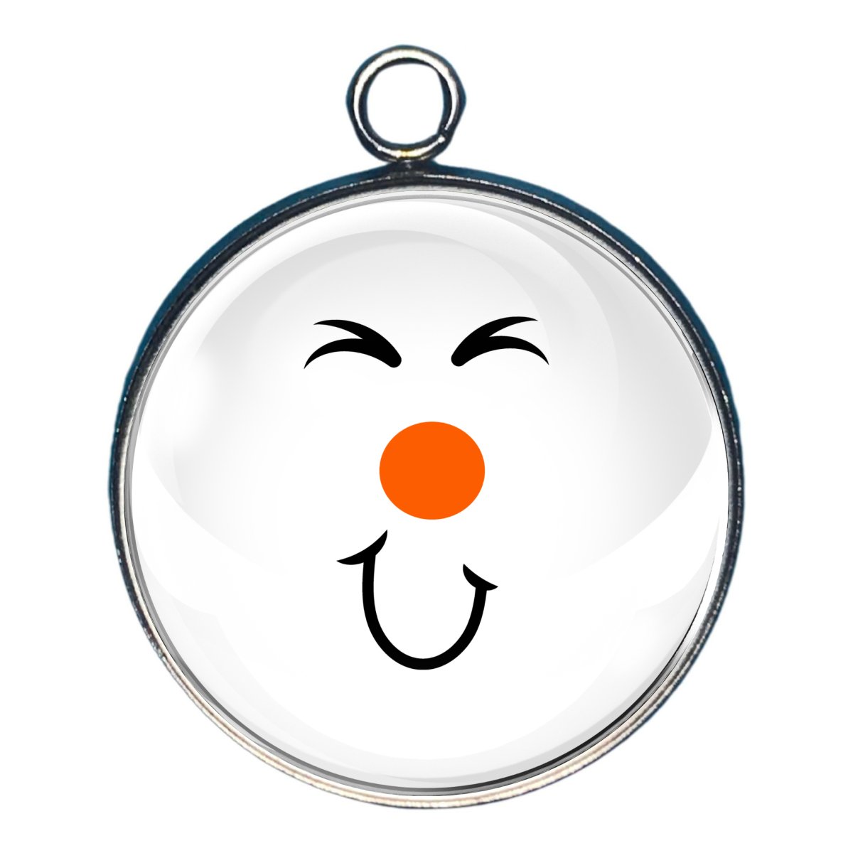 Charm of a snowman face