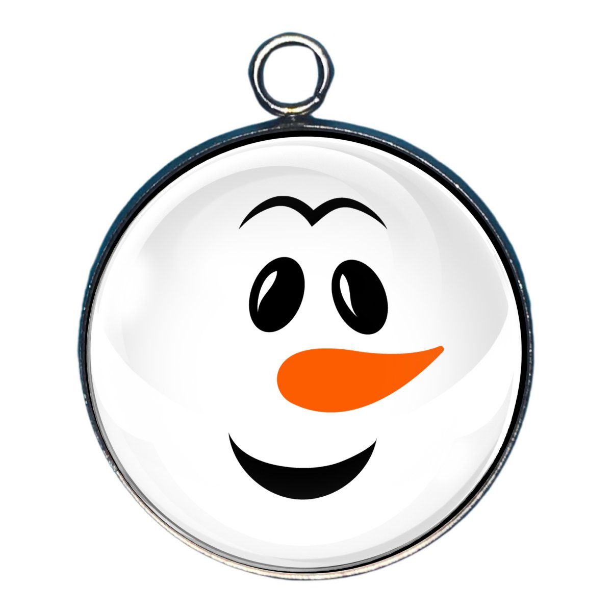 Charm of a snowman face