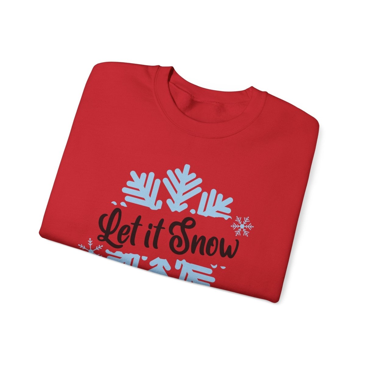 Snowflake Unisex Sweatshirt - Let it snow Design