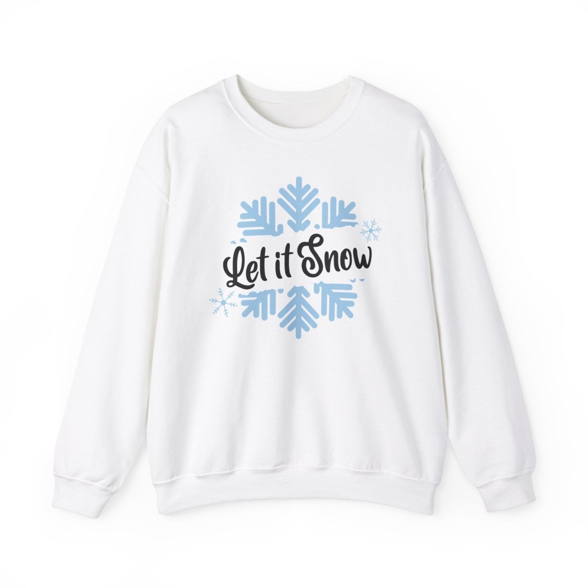 Snowflake Unisex Sweatshirt - Let it snow Design