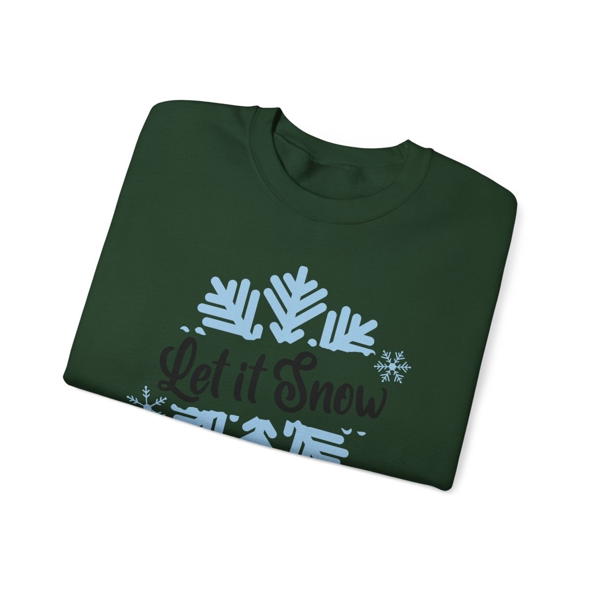 Snowflake Unisex Sweatshirt - Let it snow Design