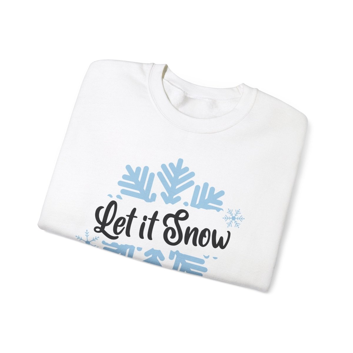 Snowflake Unisex Sweatshirt - Let it snow Design