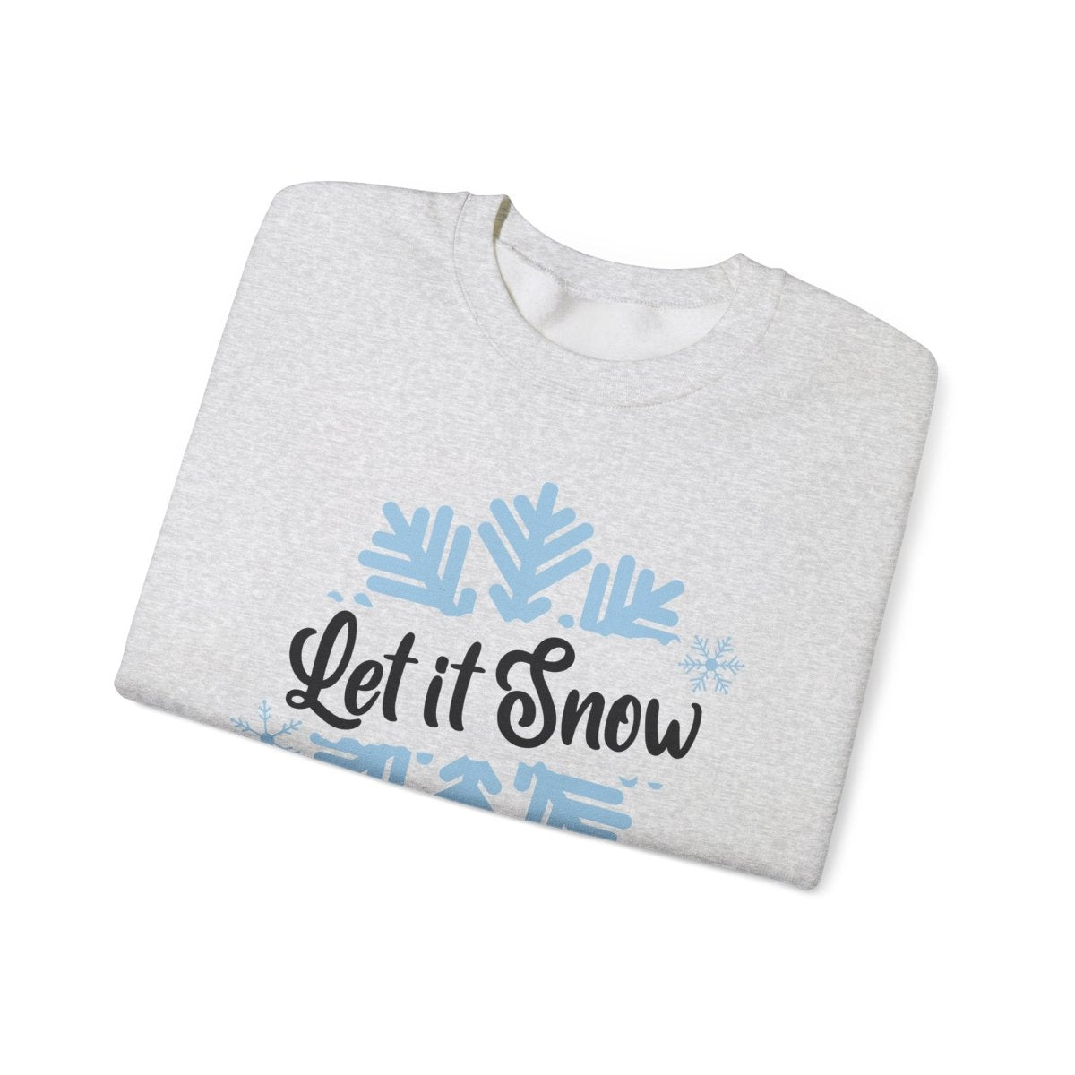 Snowflake Unisex Sweatshirt - Let it snow Design