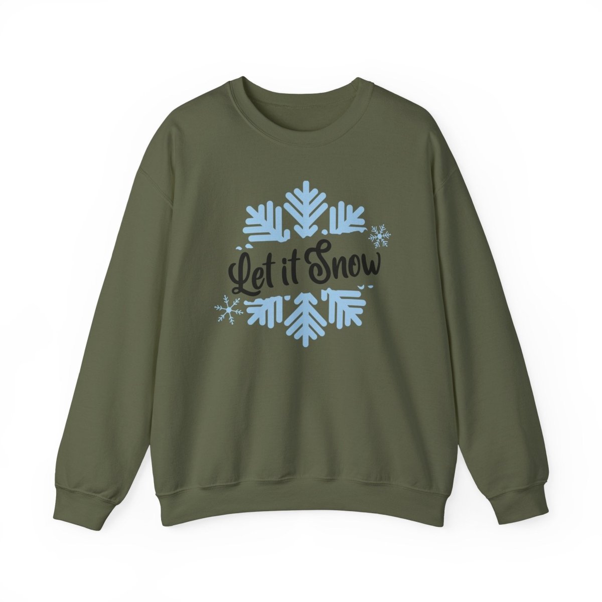 Snowflake Unisex Sweatshirt - Let it snow Design