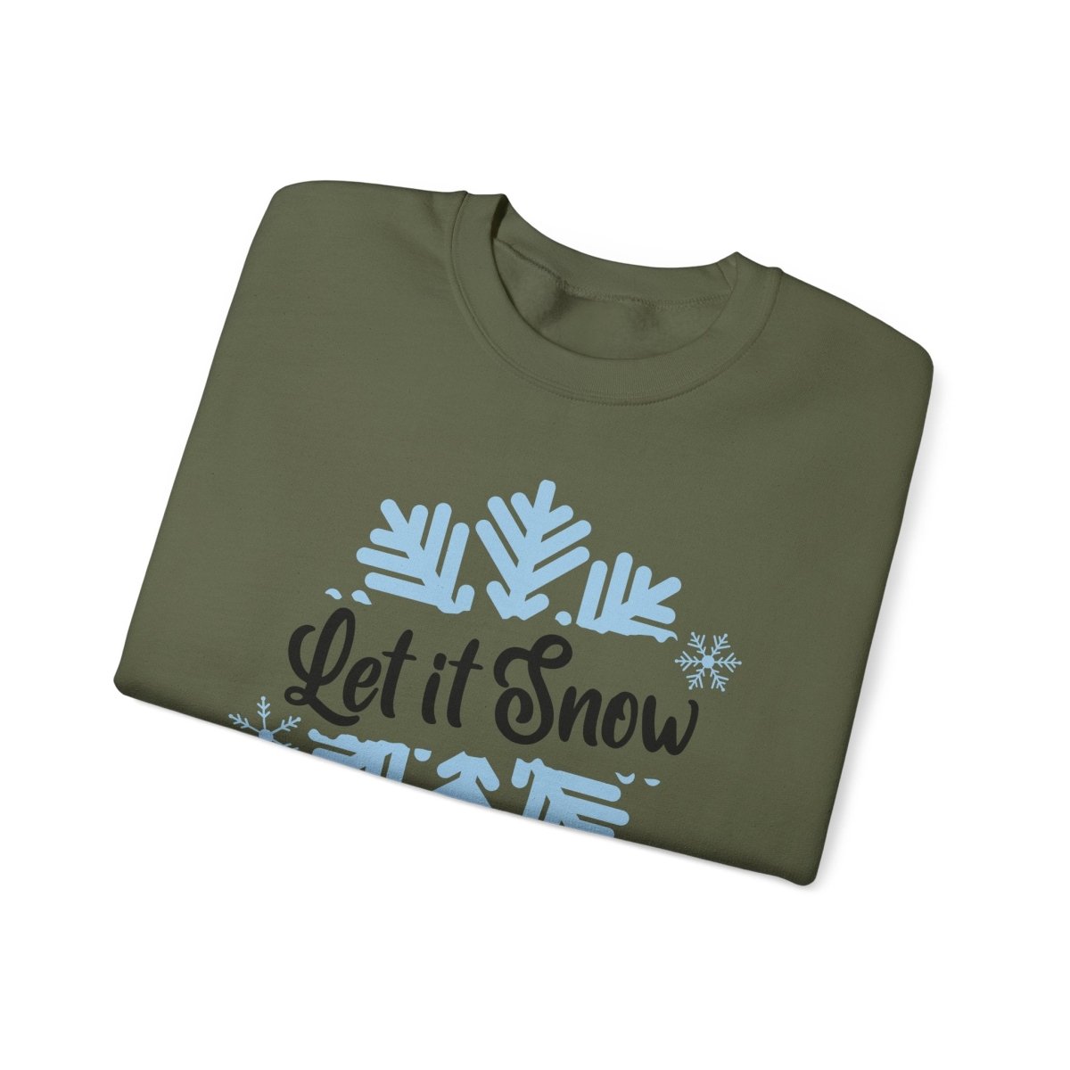 Snowflake Unisex Sweatshirt - Let it snow Design