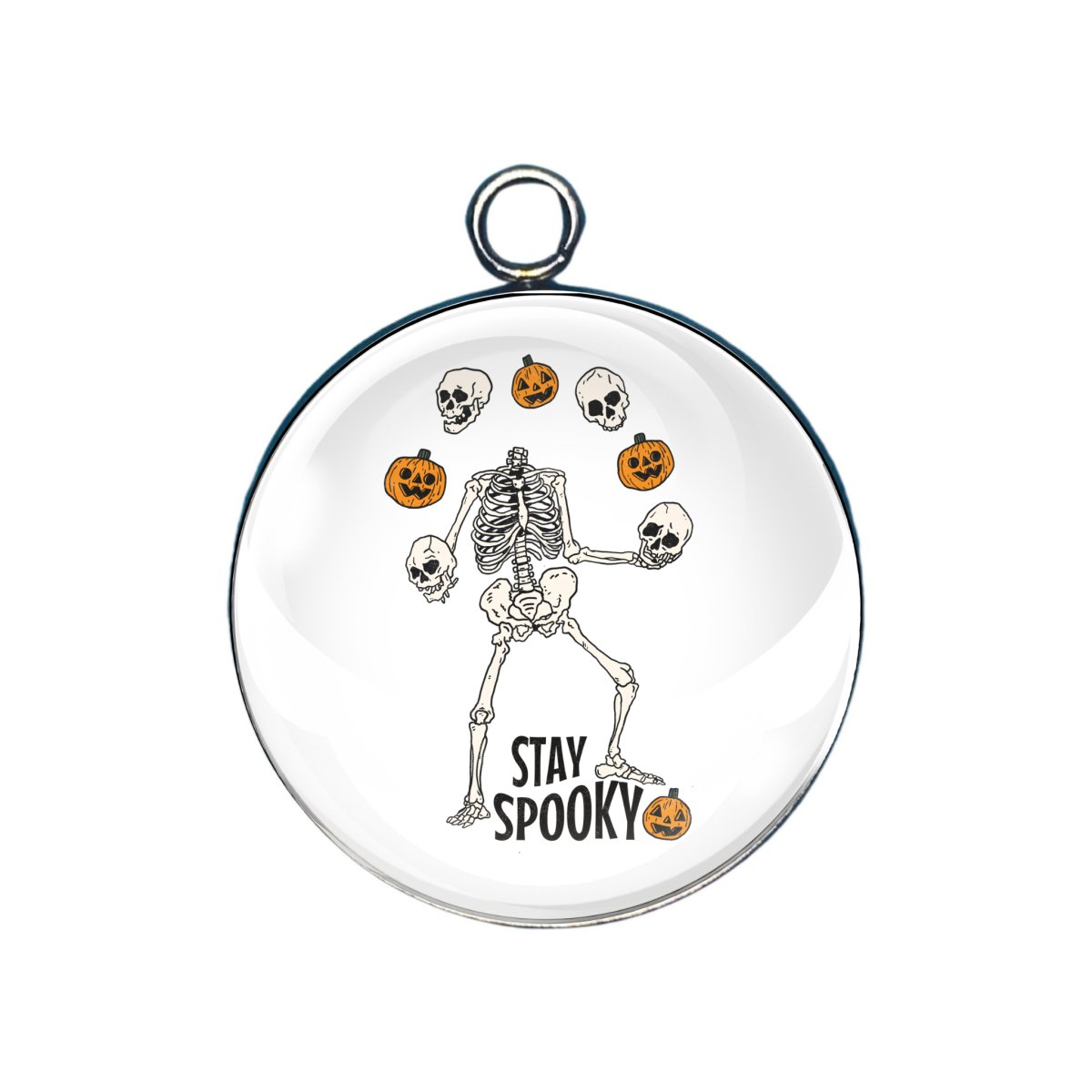 Spooky Skeleton Halloween Charms