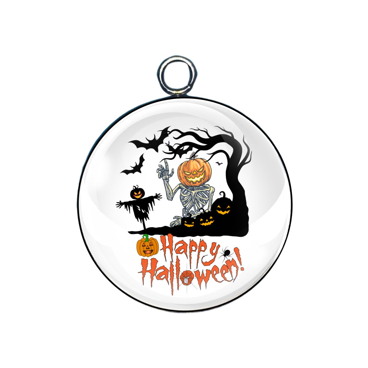 Spooky Skeleton Halloween Charms