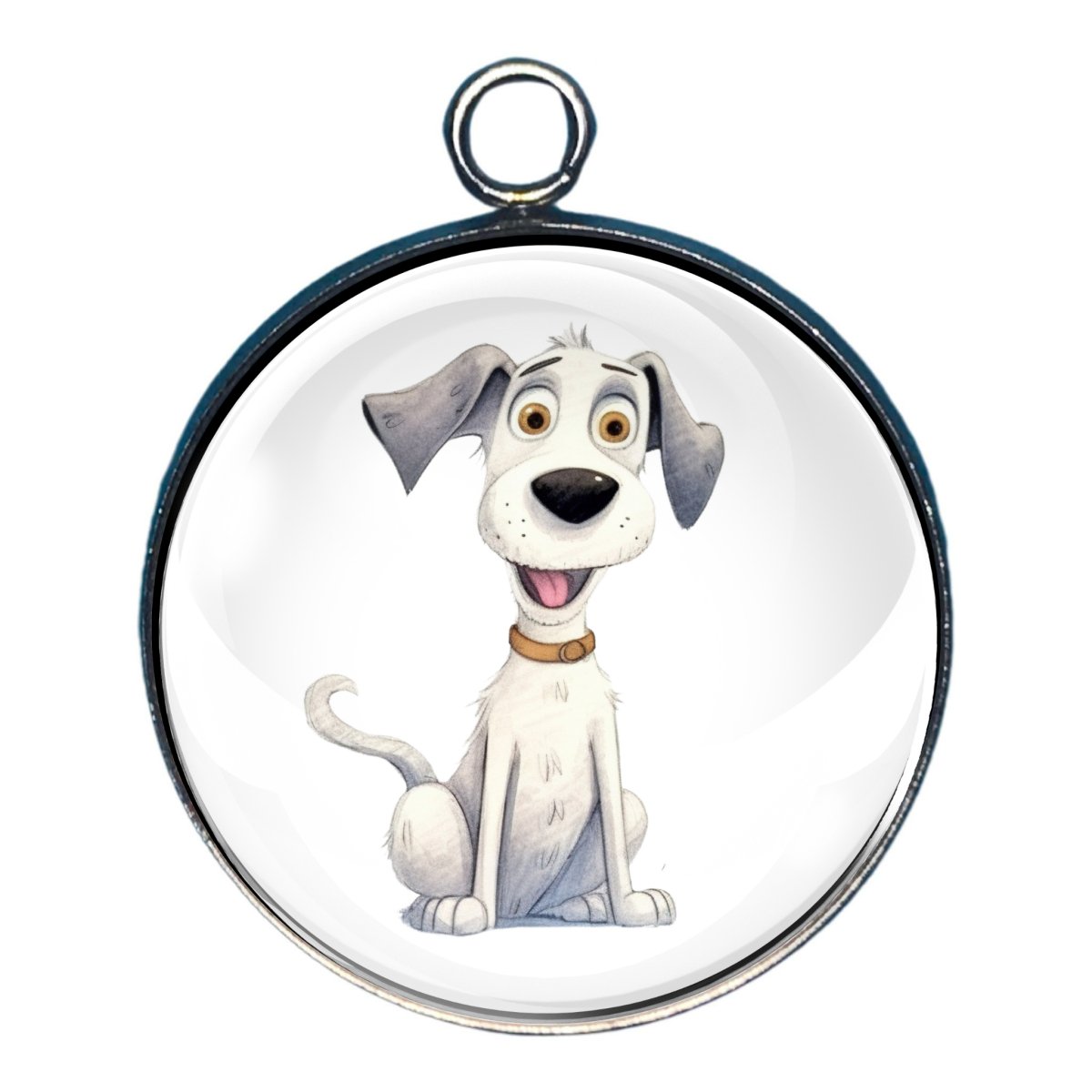 Charm of a cute cartoon storybook dog