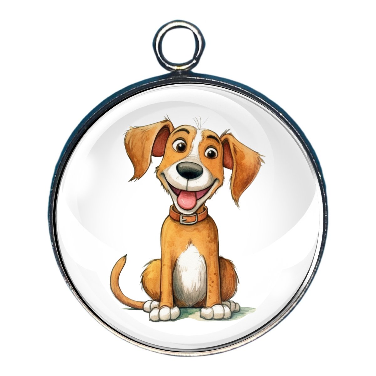 Charm of a cute cartoon storybook dog