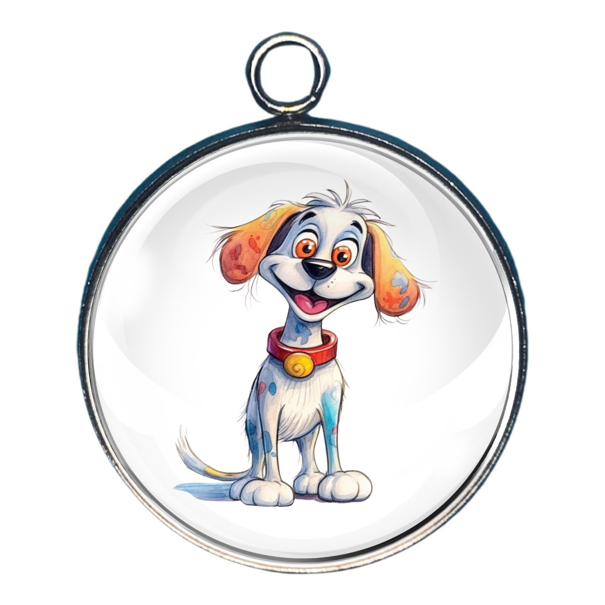 Charm of a cute cartoon storybook dog