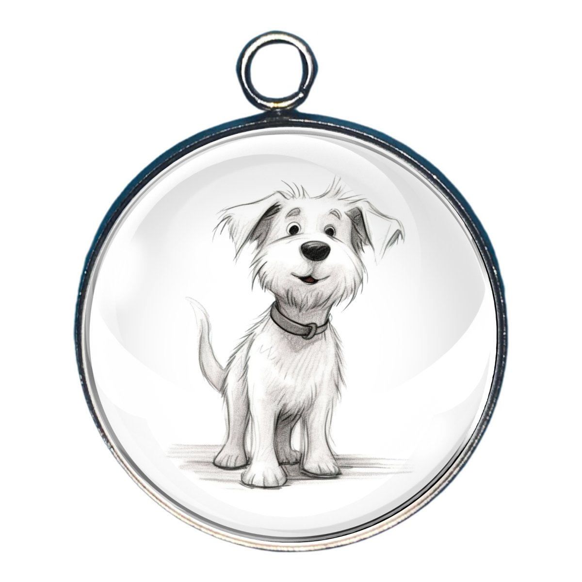 Charm of a cute cartoon storybook dog