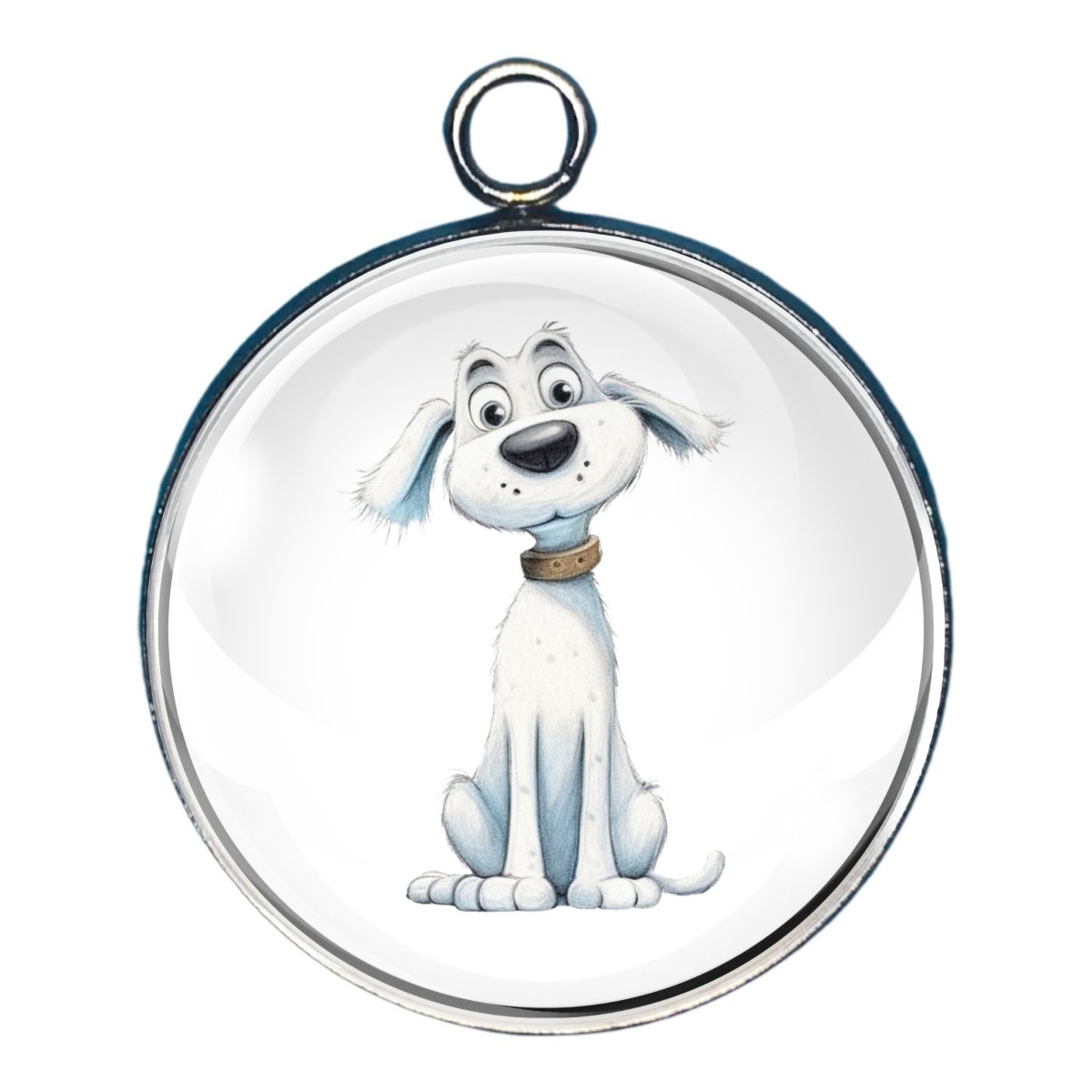 Charm of a cute cartoon storybook dog