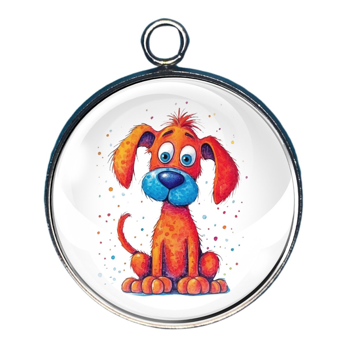 Charm of a cute cartoon storybook dog