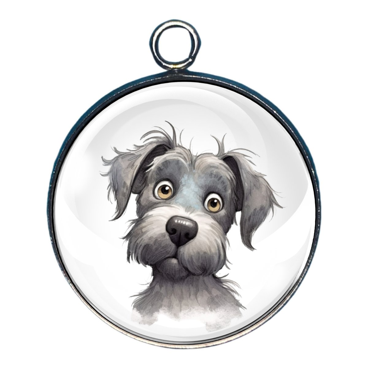 Charm of a cute cartoon storybook dog