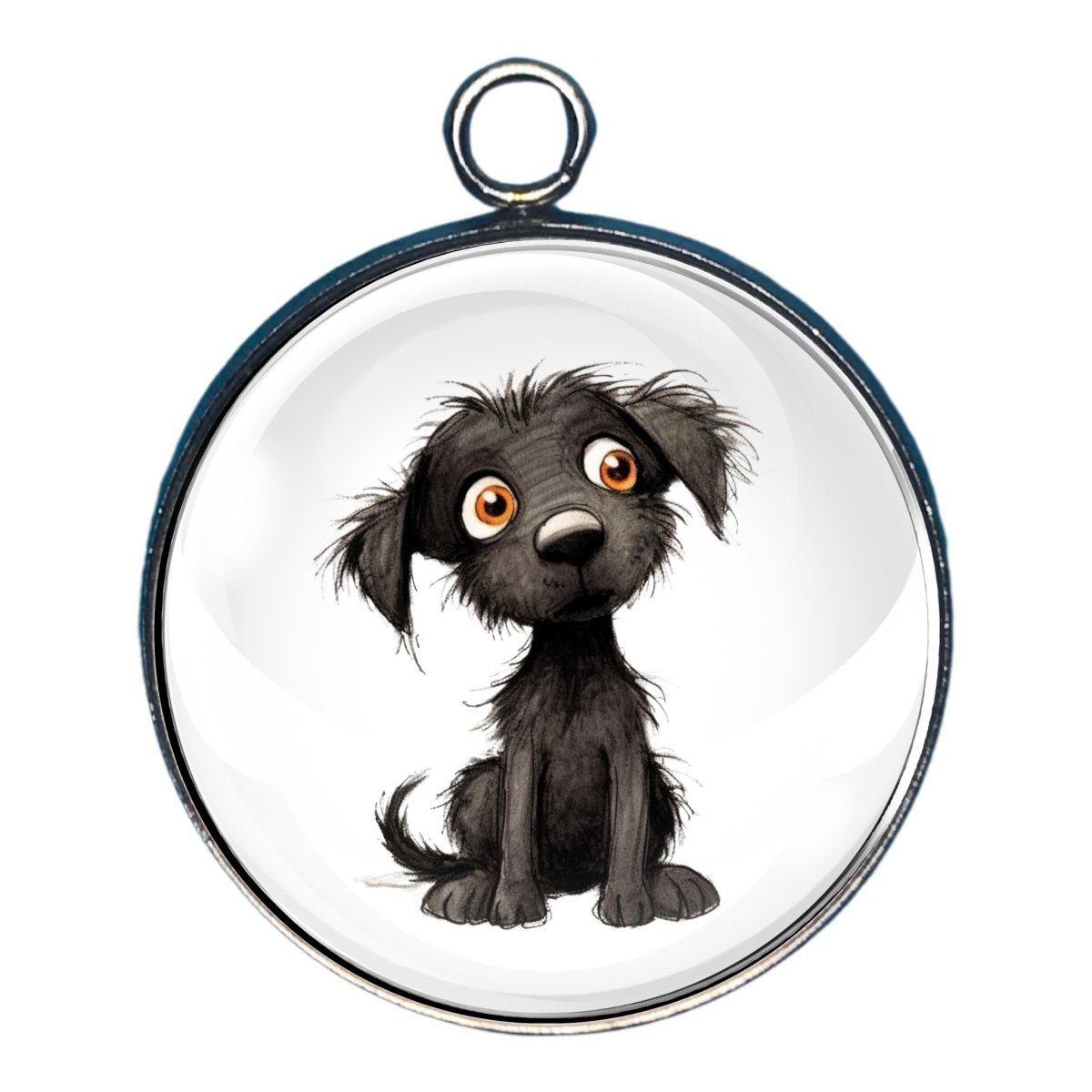 Charm of a cute cartoon storybook dog