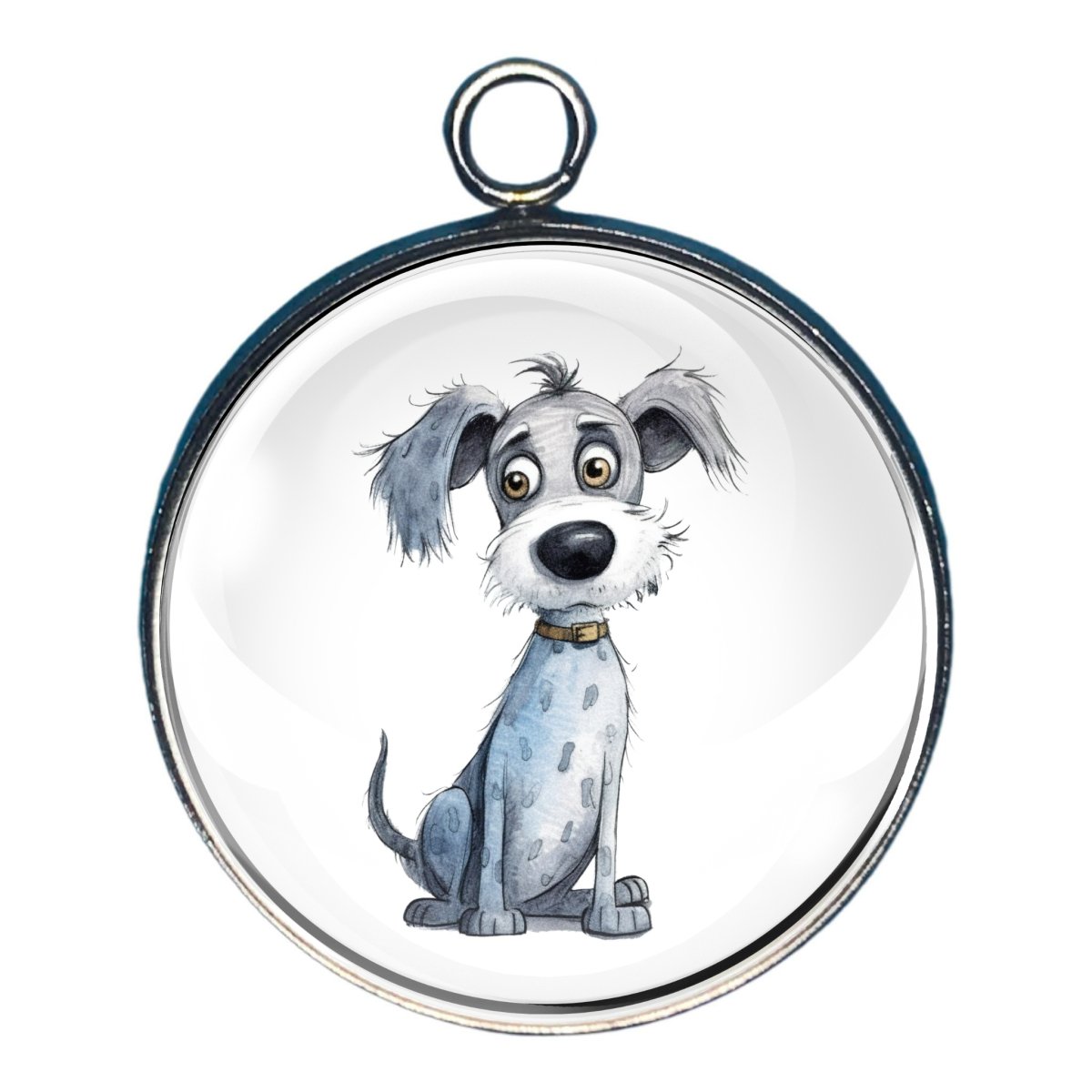 Charm of a cute cartoon storybook dog