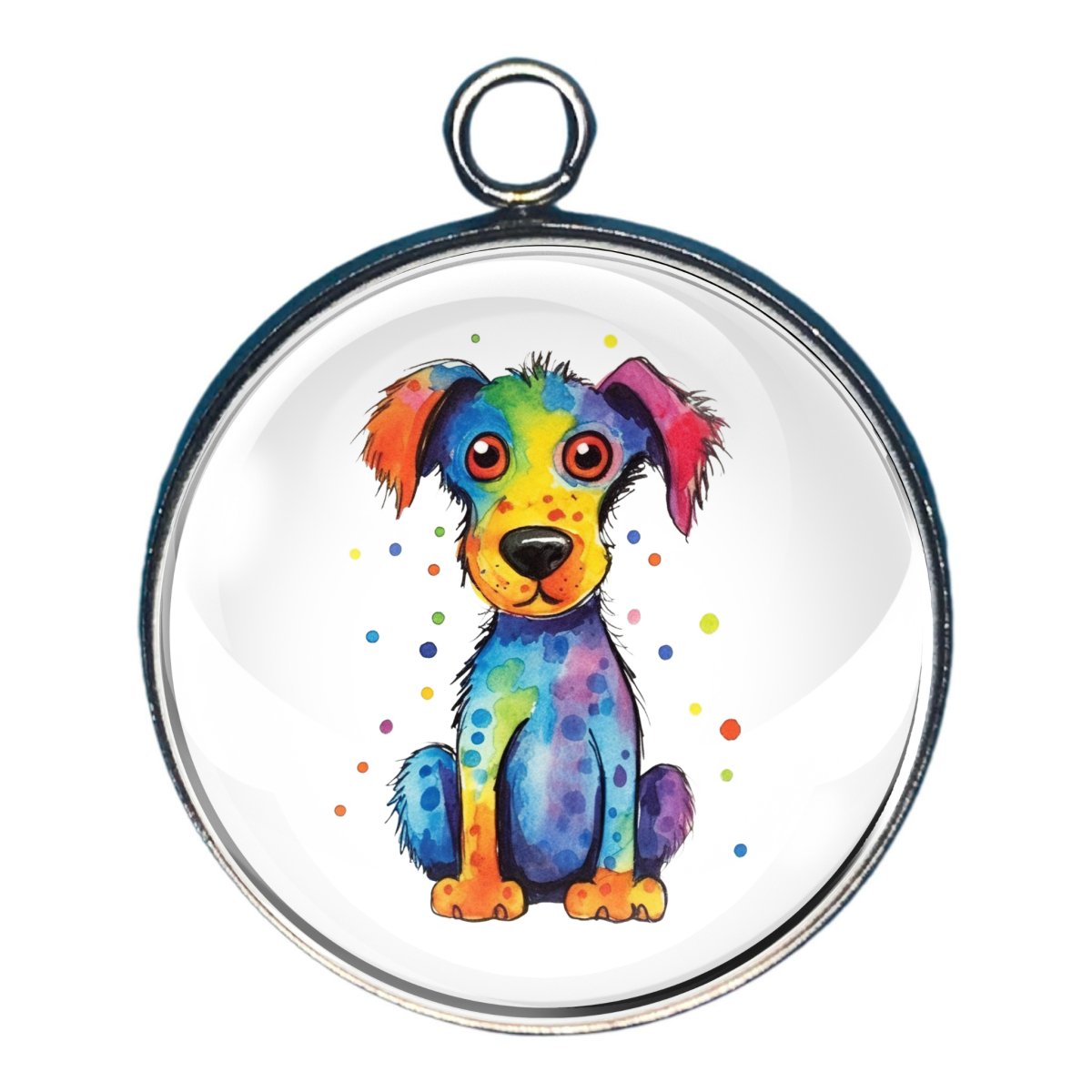 Charm of a cute cartoon storybook dog