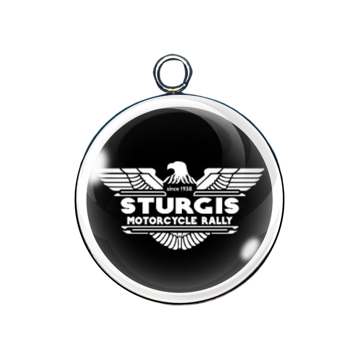 Sturgis rally 2024 glass cabochon charm