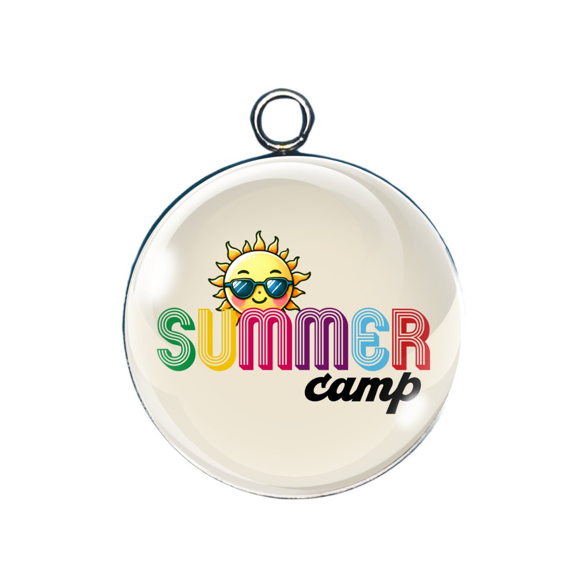 summer fun glass cabochon charmsummer fun glass cabochon charm