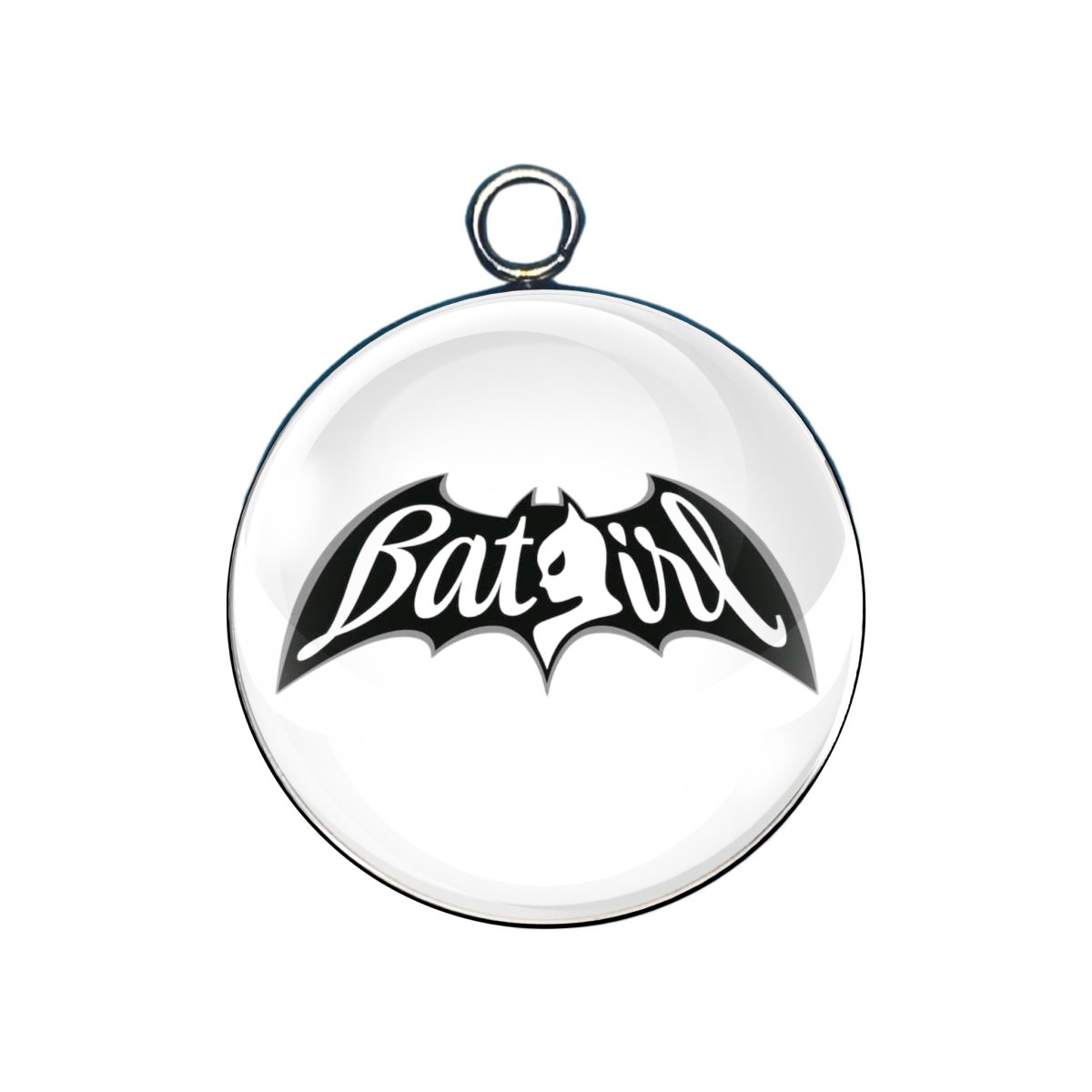  super hero themed glass cabochon charm