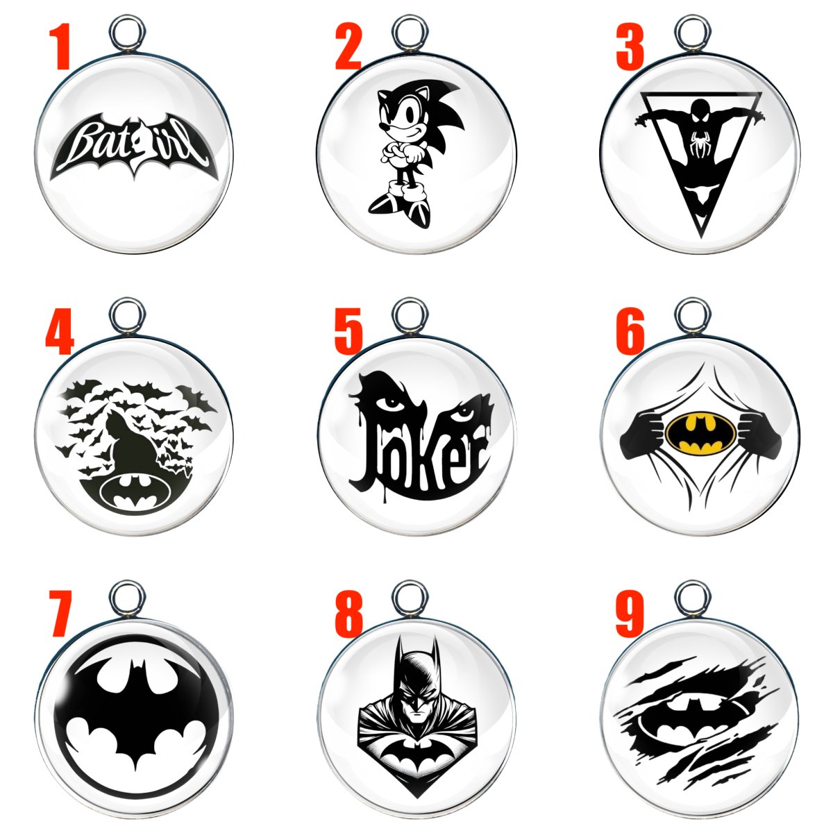 Super Hero Charms