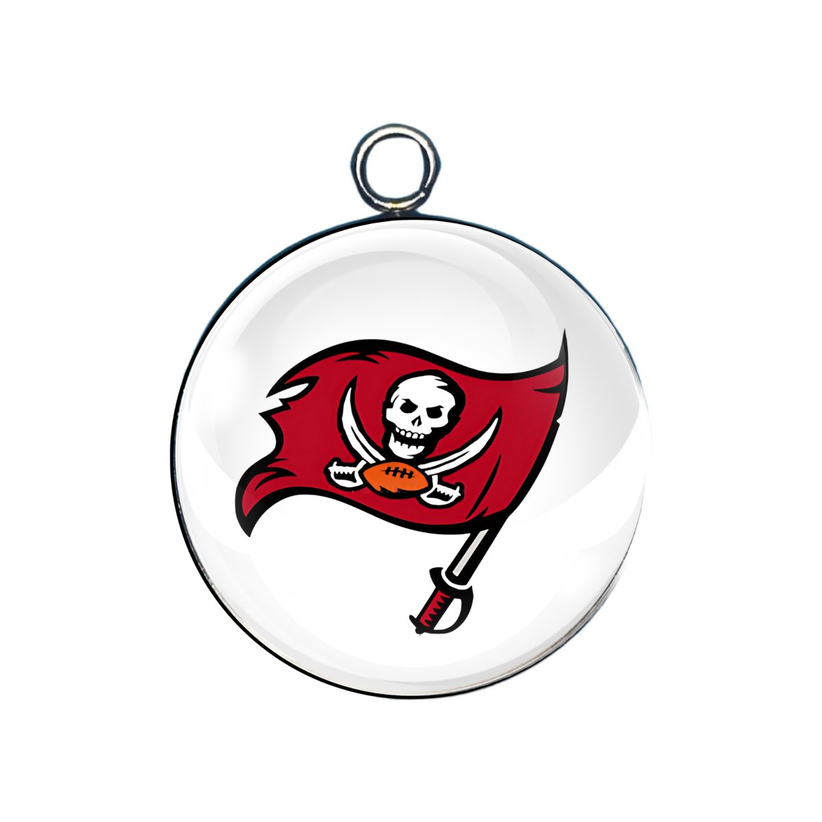 tampa bay glass cabochon charm