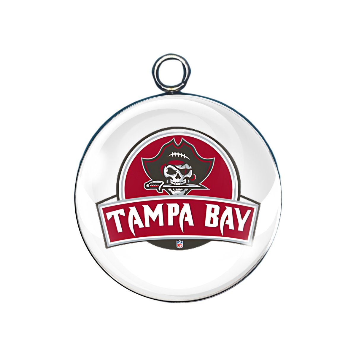 tampa bay glass cabochon charm