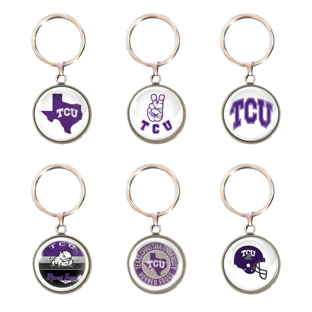 TCU Horned Frog Keyrings