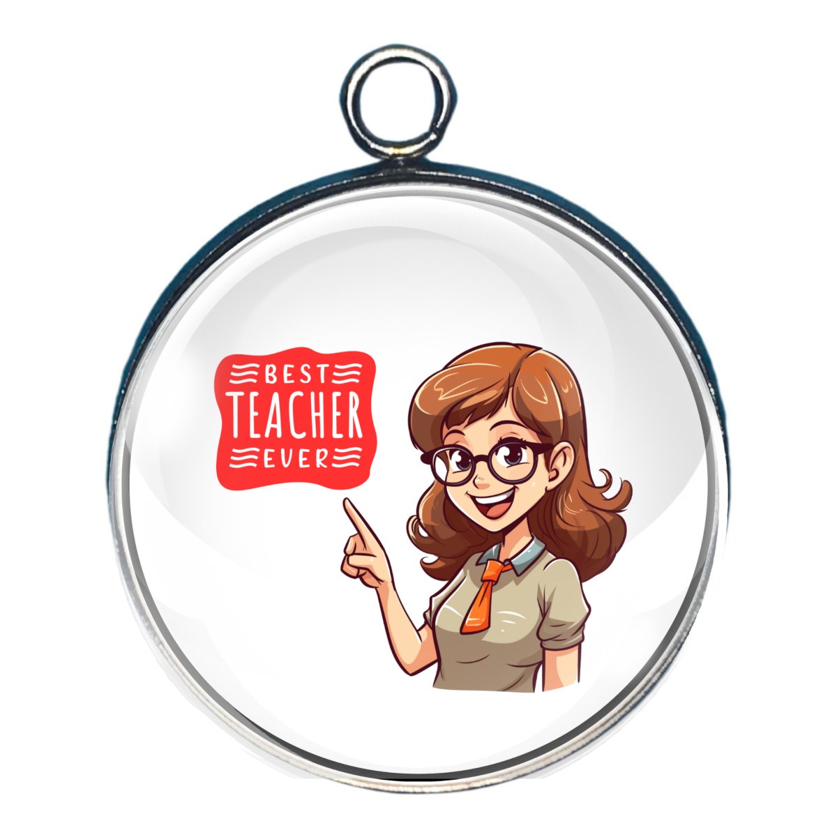 Teacher / Back to School 2 - Glass Cabochon Charms