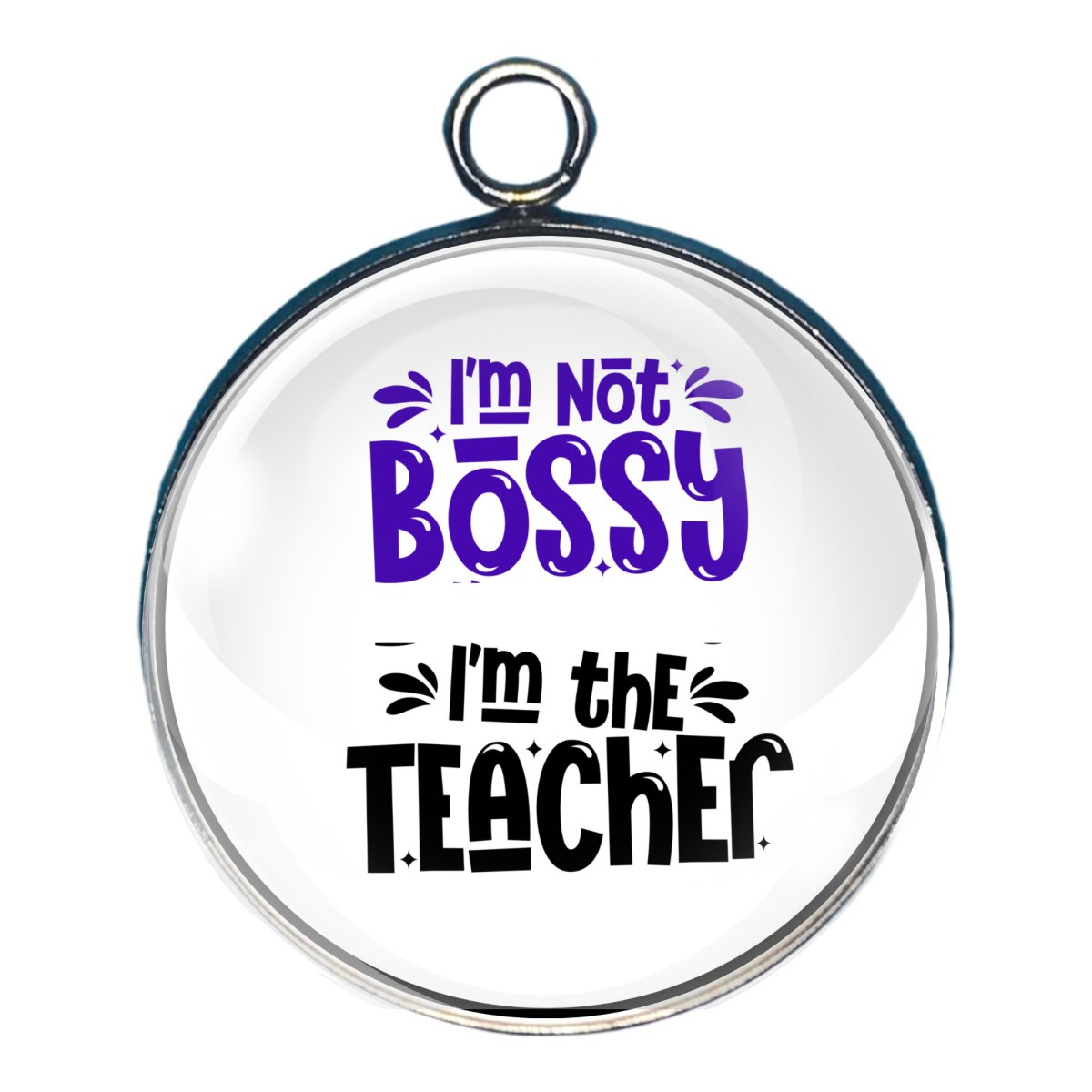 Teacher / Back to School 2 - Glass Cabochon Charms