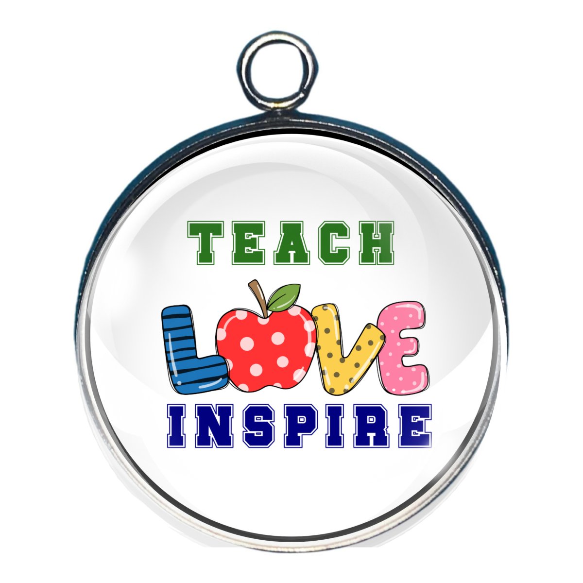 Teacher / Back to School 2 - Glass Cabochon Charms